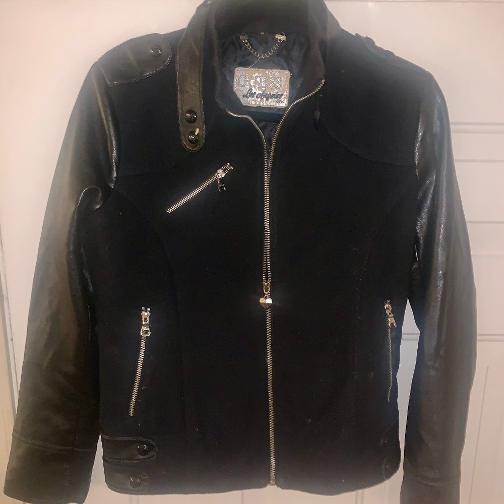 Guess Los Angeles leather jacket